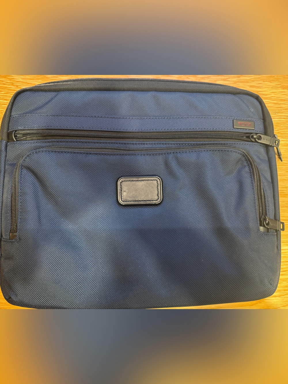 Tumi Navy Laptop Sleeve